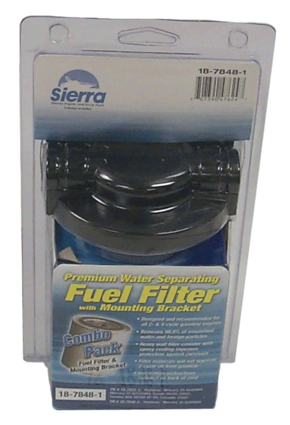 18-7848-1 – SIERRAMARINE Fuel Water Separator Filter, 21 Micron Element 90 GPH Aluminum Housing Short Filter 1/4 Inch...